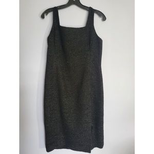Talbot Tweed Midi Sheath Dress